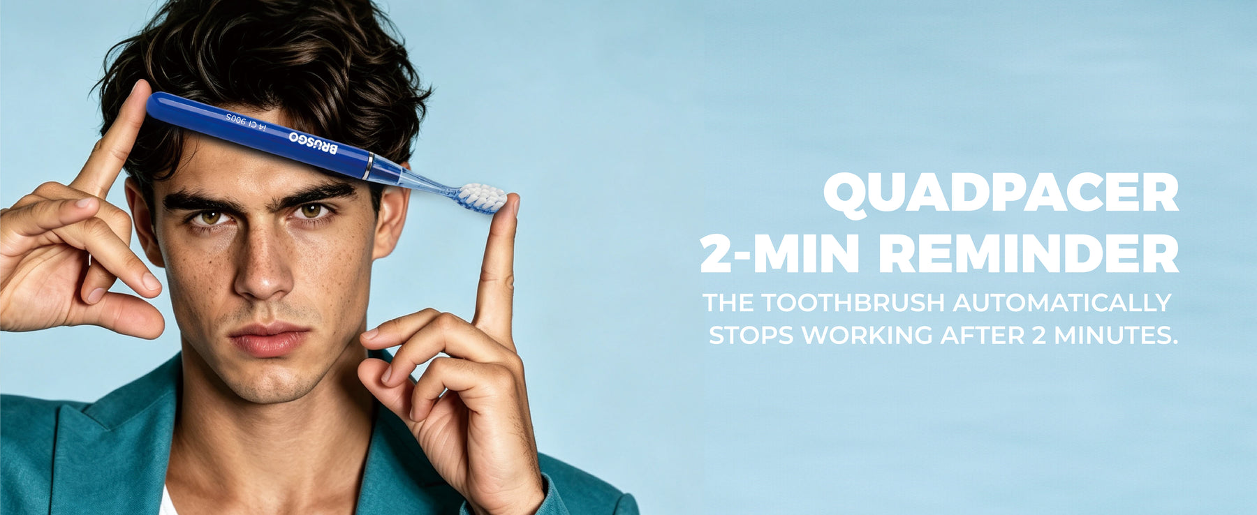 BRUSGO i4 sonic electric toothbrush feature banner 5